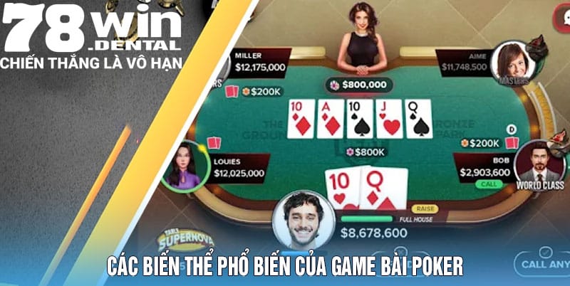 Game Bài Poker Tựa Game Hot Nhất 2025 5 Các Biến Thể Phổ Biến Của Game Bài Poker